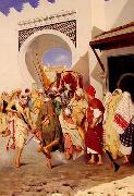 unknow artist Arab or Arabic people and life. Orientalism oil paintings  536 painting